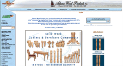 Desktop Screenshot of adamswoodproducts.com